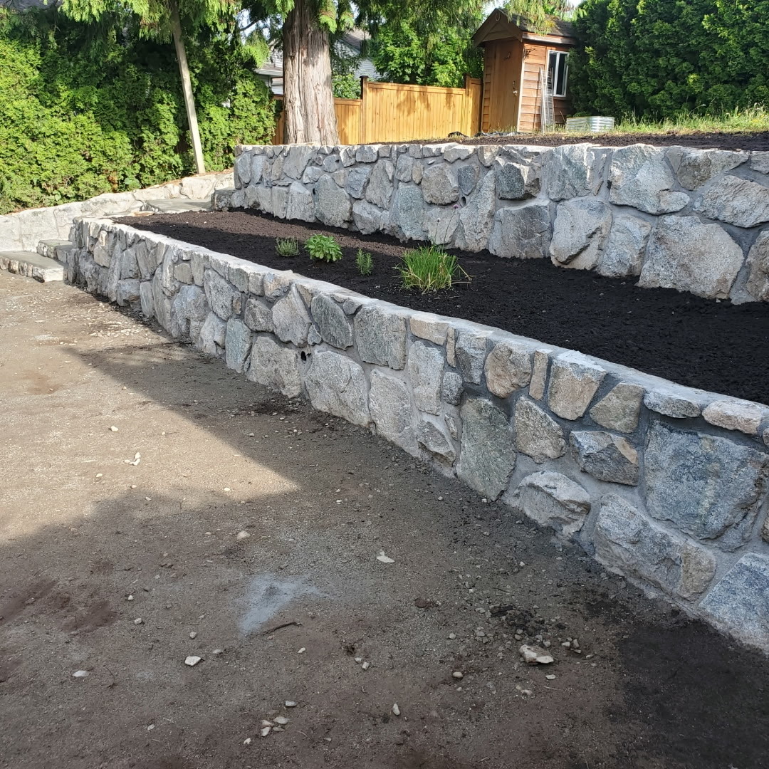 Retaining Walls — stone mason services in Fraser Valley BC